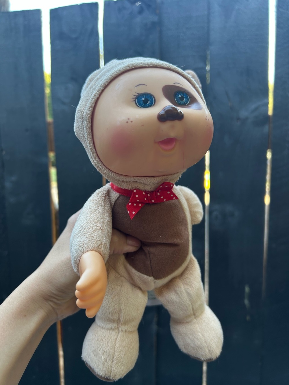 appears to be Parker the Puppy from the Cabbage Patch Kids Cuties Collection